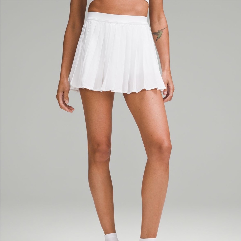 Lululemon high rise pleated tennis skirt